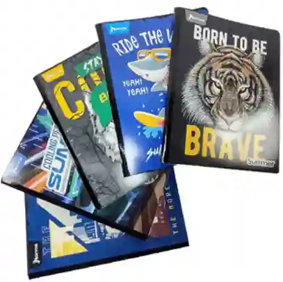 Cuaderno Cosido Grande Masculino, 50h Linea Corriente
