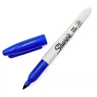 Marcador Sharpie Punta Fina *und Azul Oscuro