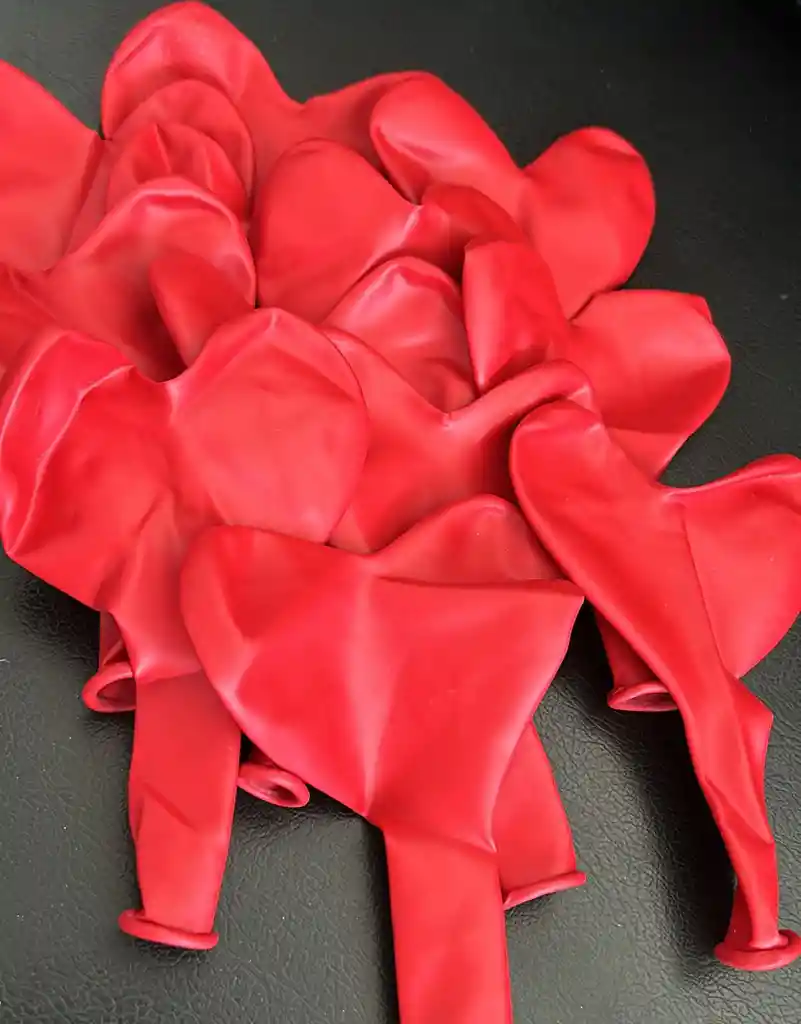 Bombas / Globos R-12 Sempertex Corazon Rojo Liso X12