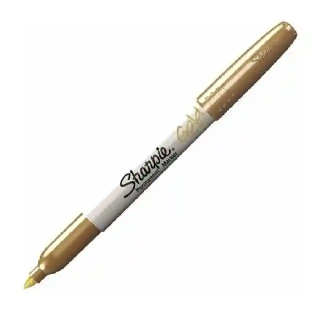 Marcador Sharpie Punta Fina *und Gold Metalic
