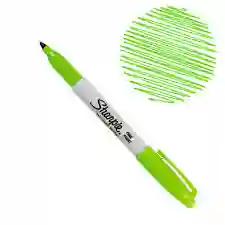Marcador Sharpie Punta Fina *und Verde Manzana