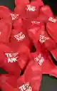 Bombas / Globos R-12 Sempertex Corazon Te Amo Rojas X12