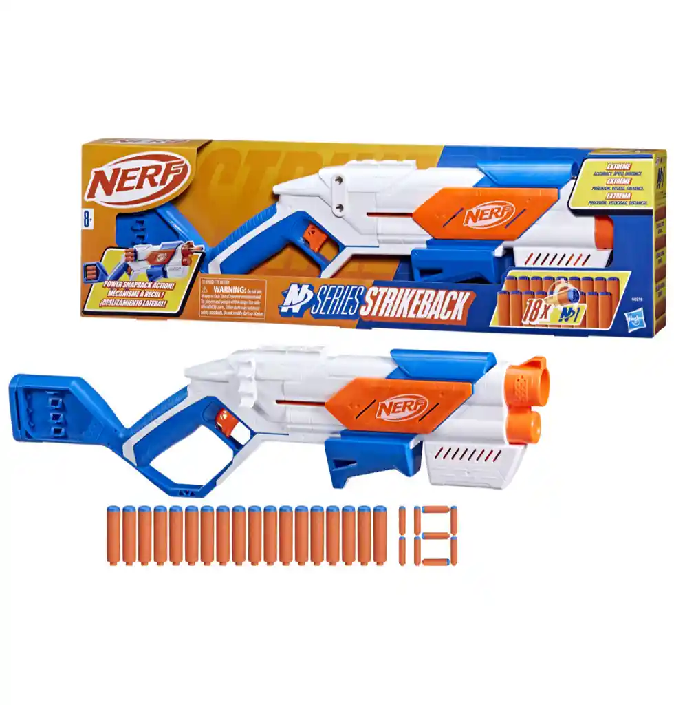 Lanzador Nerf N Series Strikeback