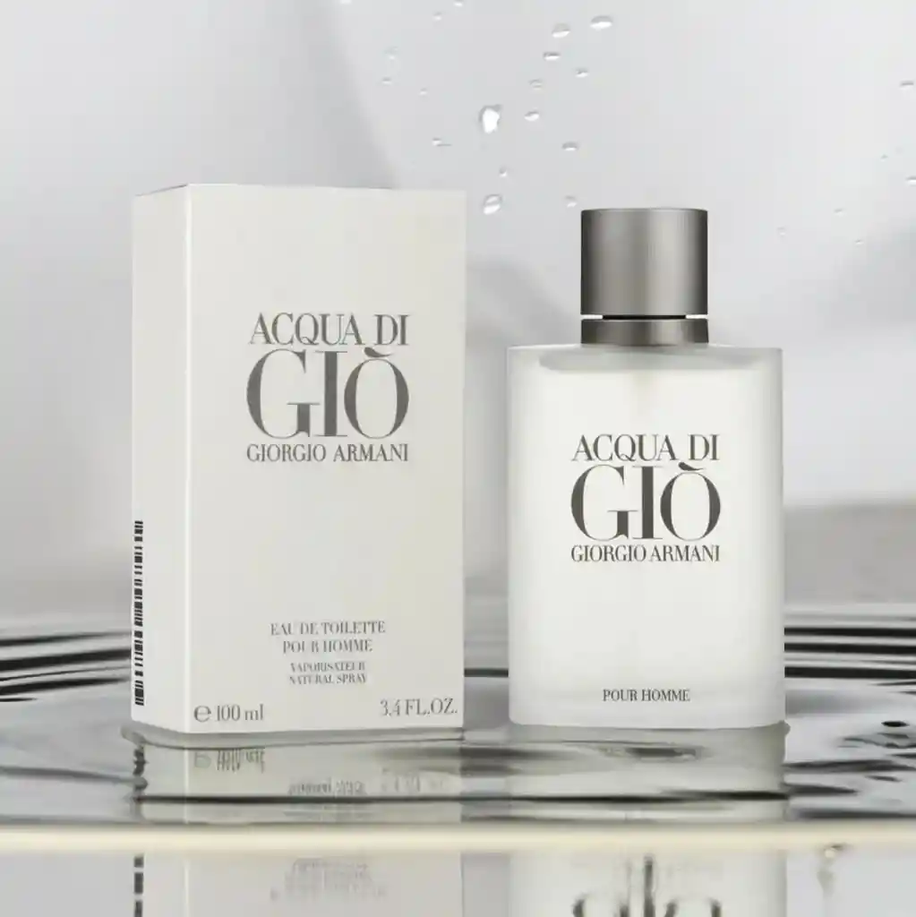 Perfume Aqua Di Gio De Giorgio Armani Para Hombre Edt X 100 Ml Aaa