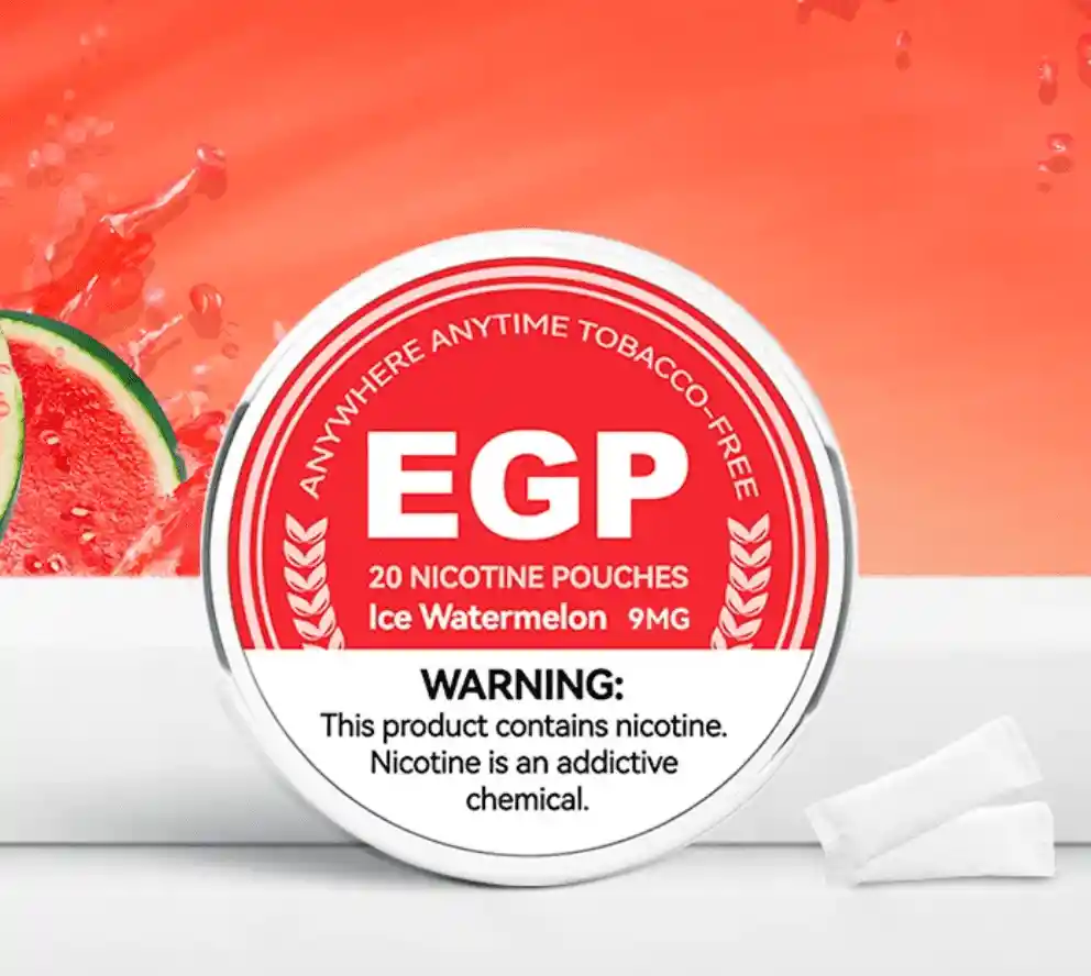 Egp Ice Watermelon 9mg - Parches De Nicotina, Nicotine Pouches