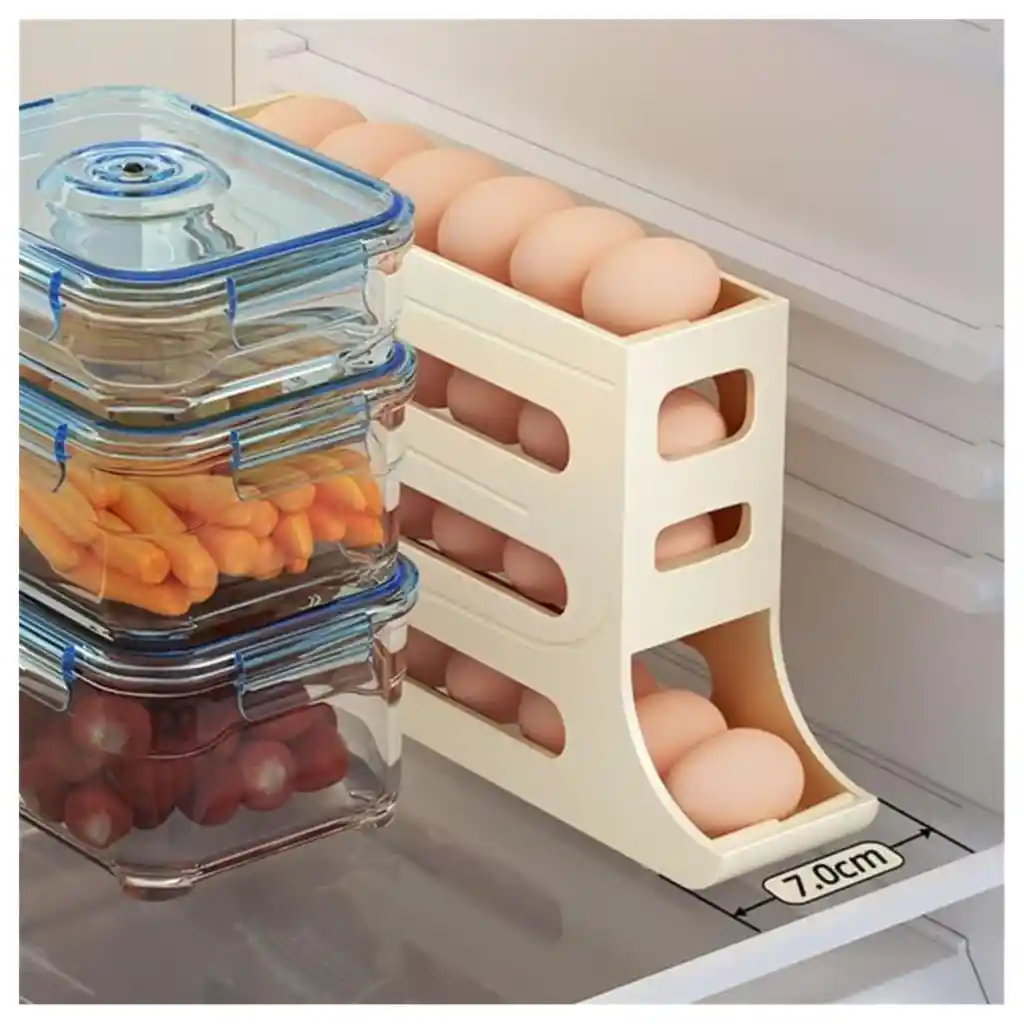 Estante De Huevos Para Refrigerador De 4 Capas