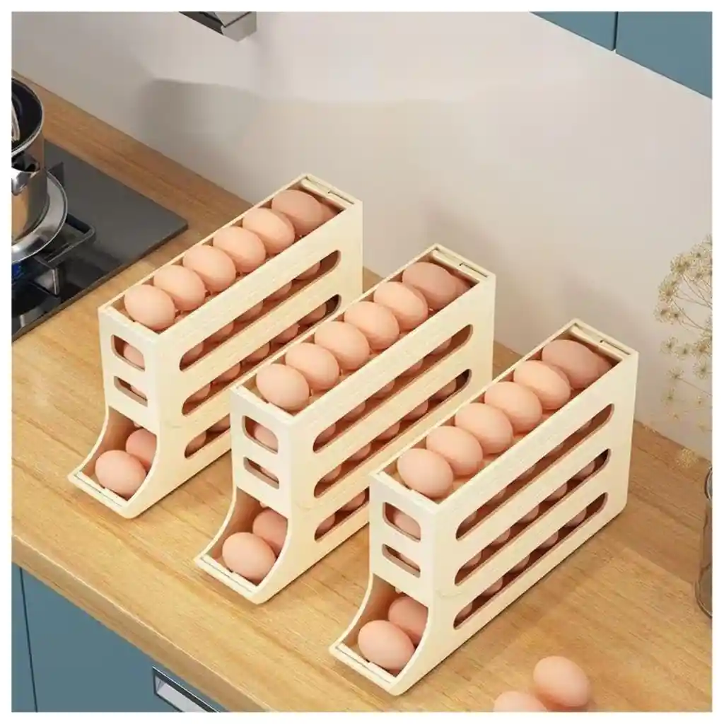 Estante De Huevos Para Refrigerador De 4 Capas