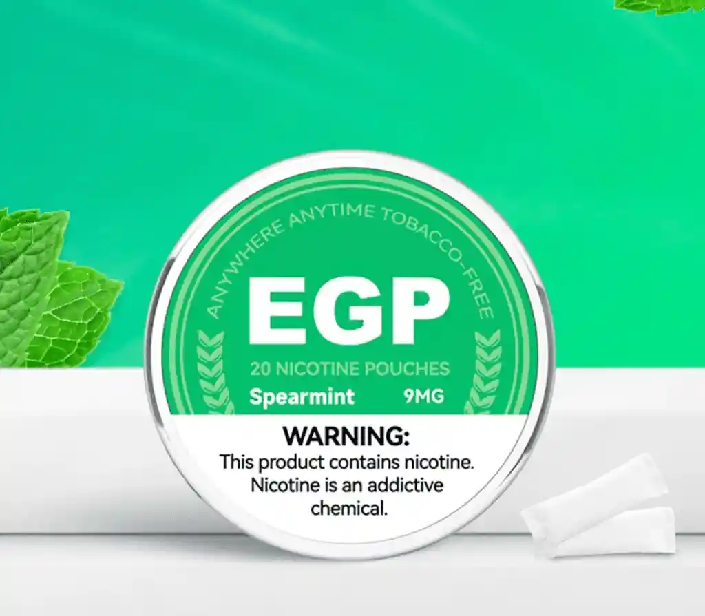 Egp Spearmint 9mg - Parches De Nicotina, Nicotine Pouches