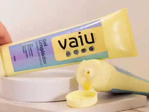 Kit Doble Limpieza / Vaiu Gel Con Cuarzo Y Espuma Sin Jabón