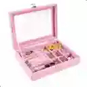 Joyero De Viaje Elegancia Compacta Para Tus Tesoros Rosa