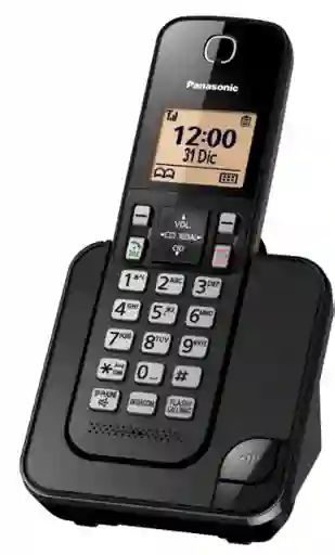 Teléfono Inalámbrico Dect Panasonic Id Tgc350 Negro