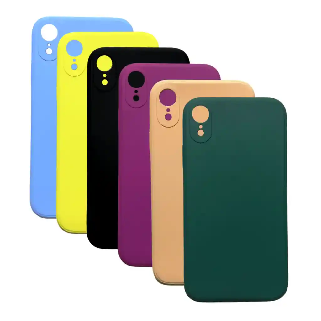 Funda Estuche Silicone Case Protección Camara Compatible Iphone Xr