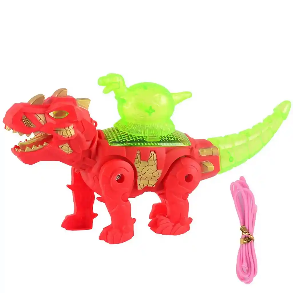 Juguete De Dinosaurio Interactivo Musica Camina + Baterias