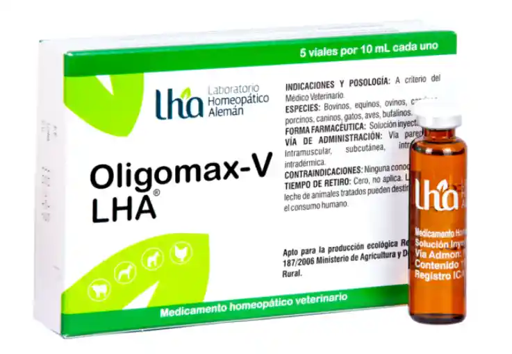 Oligomax-v Lha® Viales Caja X 5 Unidades