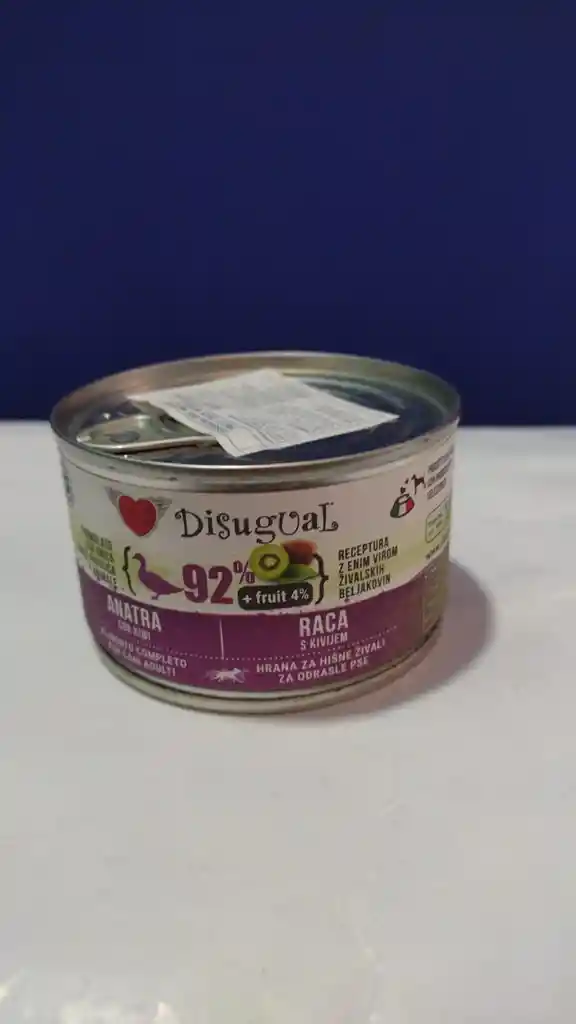 Disugual Alimento Humedo Para Perros De Pavo Y Kiwi 150gr