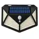 Lampara De Panel Solar Para Exteriores De 100 Led Y Sensor