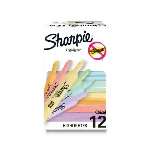 Sharpie Resaltador Pastel X 12