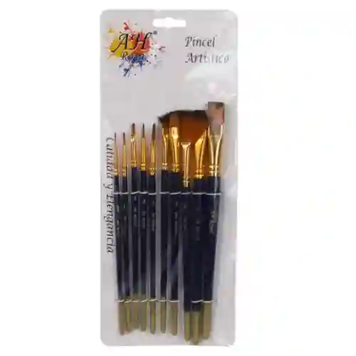 Set Pinceles Surtido - 10 Uds