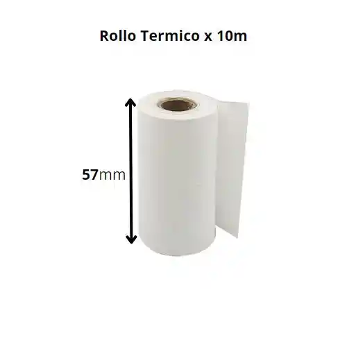 Rollo Para Caja Registradora - Termico, 57mm X 10m