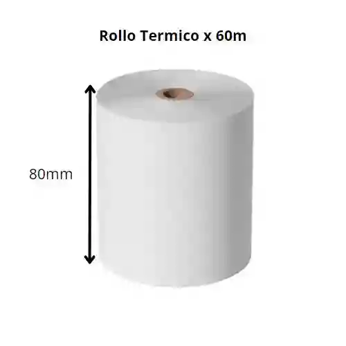 Rollo Para Caja Registradora - Termico, 80mm X 60m