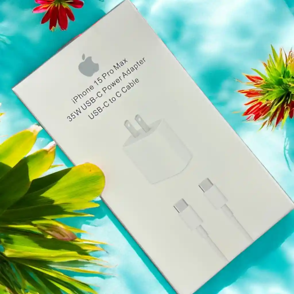 Cargador Completo Iphone 15 Pro Max 35w Usb - Tipo C