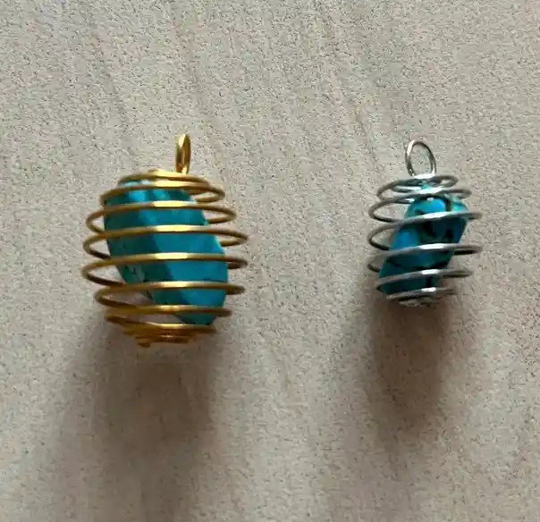 Dije De Cuarzos Turquesa (diferentes Modelos)