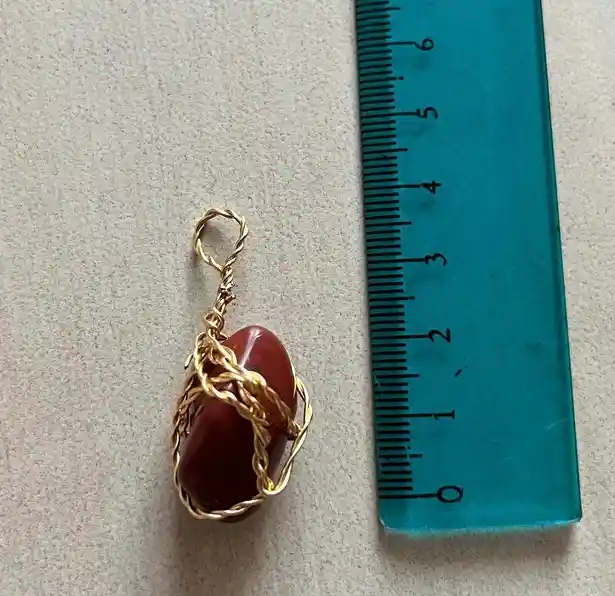 Dije De Cuarzos Jaspe Rojo (diferentes Modelos)