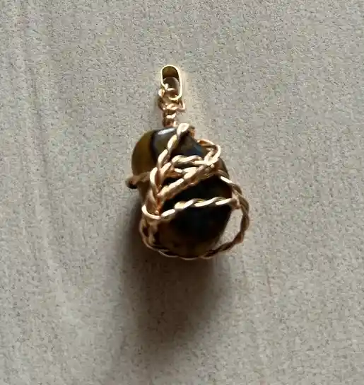 Dije De Cuarzos Ojo De Tigre (diferentes Modelos)