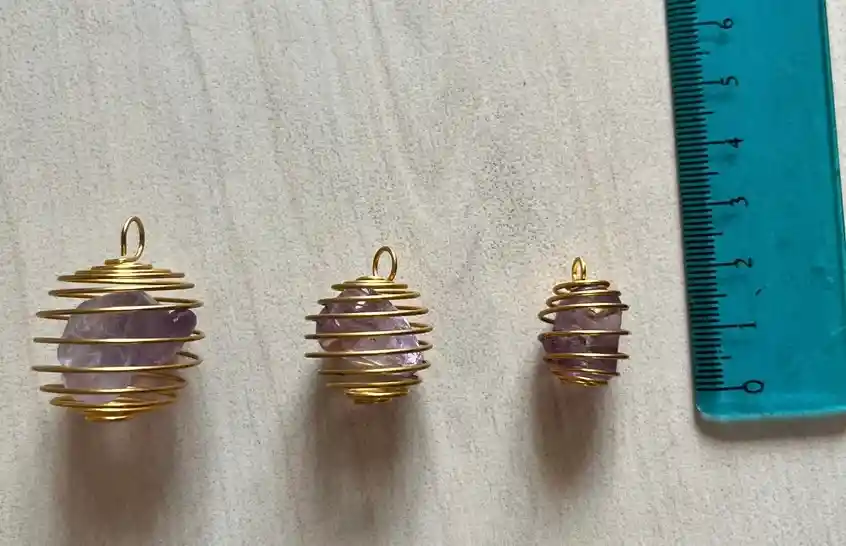 Dije De Cuarzos Amatista (diferentes Modelos)