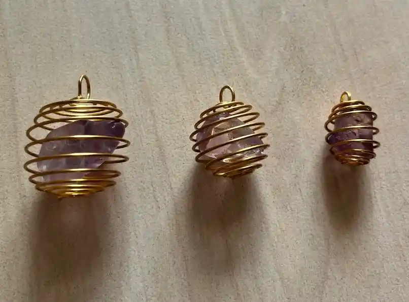 Dije De Cuarzos Amatista (diferentes Modelos)