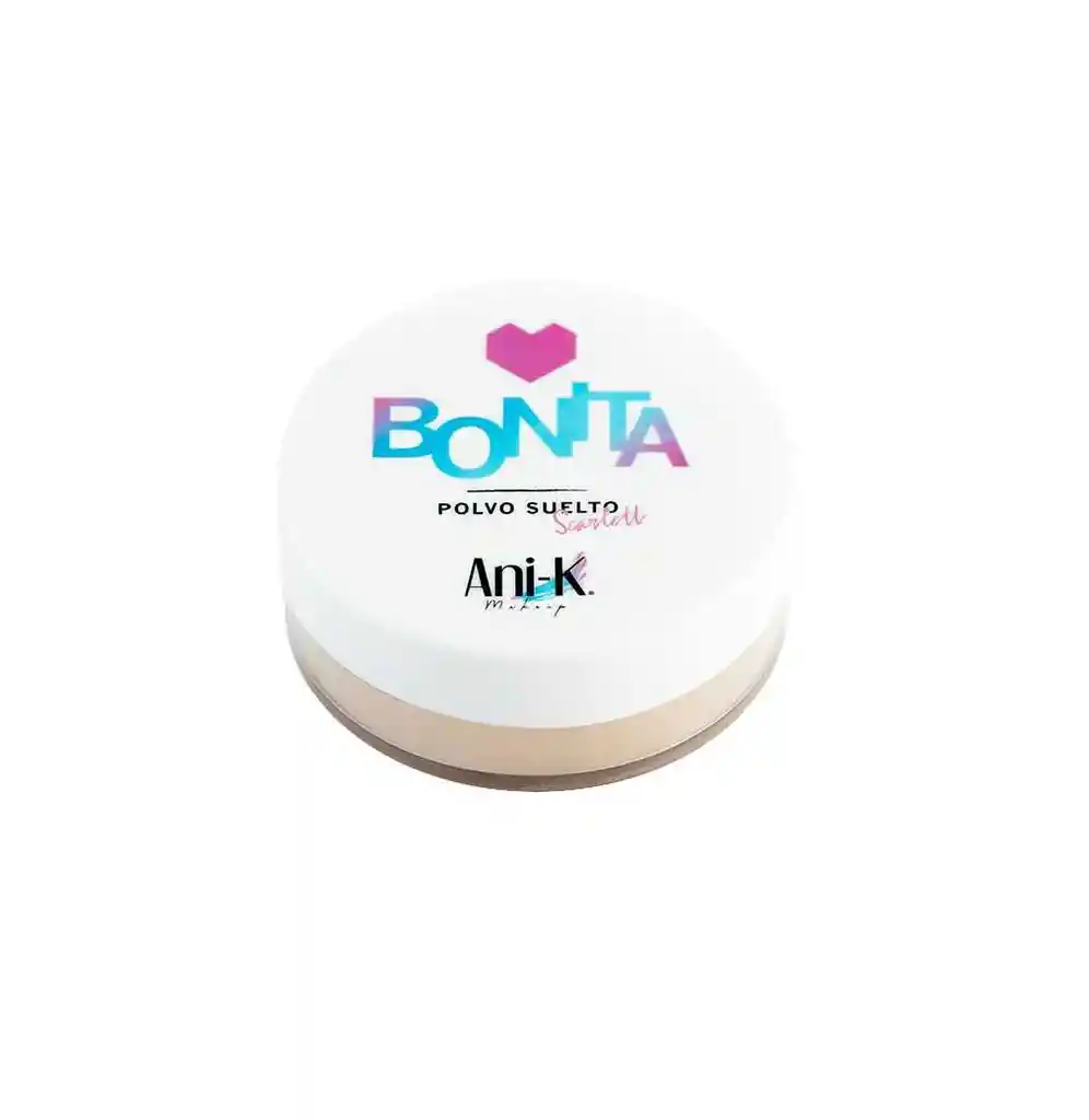 Polvo Suelto Anik Con Color Bonita Scarlett - Producto Sin Caja