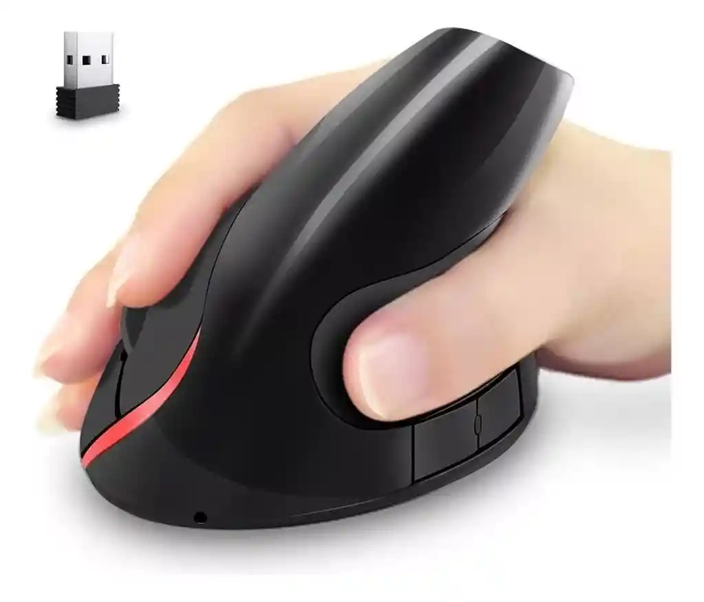 Mouse Vertical Inalámbrico Recargable
