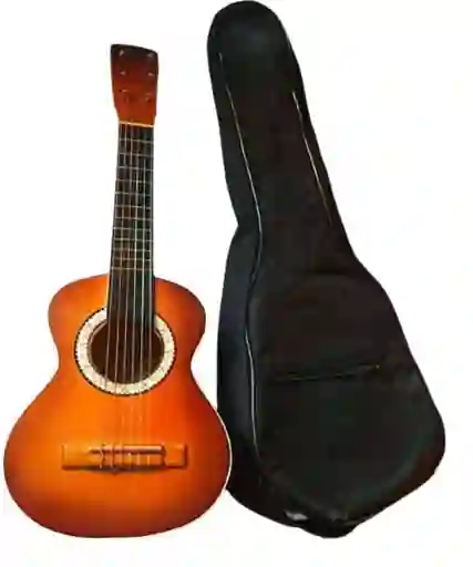 Juguete Guitarra Clásica De Madera Colores Vibrante Niños