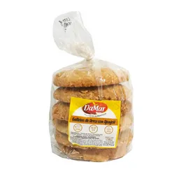 Galletas De Arroz Ajonjolí X6 - Damar 190g