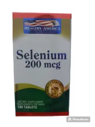 Selenium 200 Mg X 100 Tabletas Healthy America