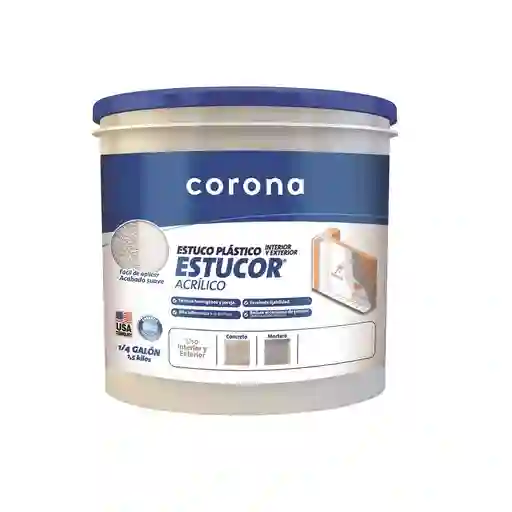 Estuco Plástico Estucor 1.5 Kilos/galón Pared