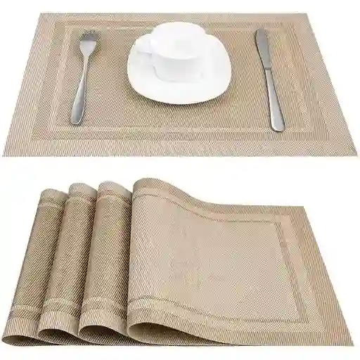 Manteles Individuales Para Mesa Comedor X 4