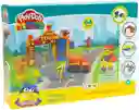 Juego Construcción Estación Bomberos Bloques Play-doh Niños