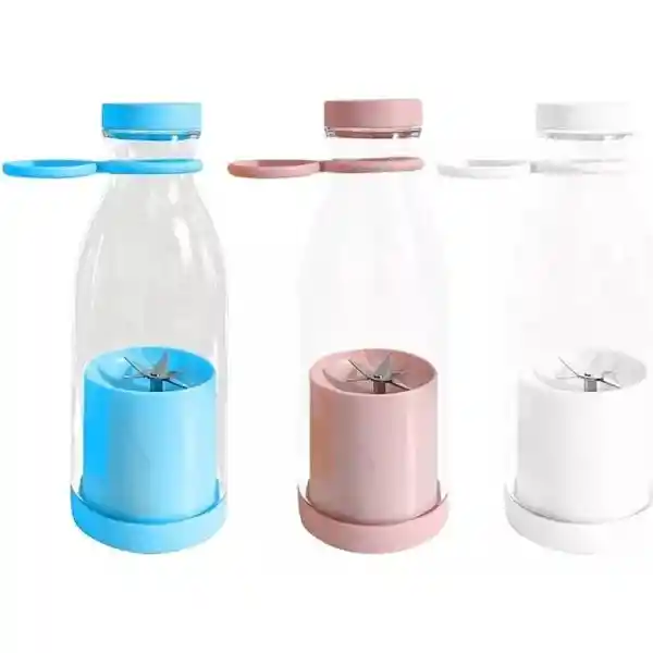Botella Licuadora Portátil Recargable Usb