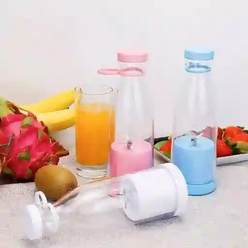 Botella Licuadora Portátil Recargable Usb