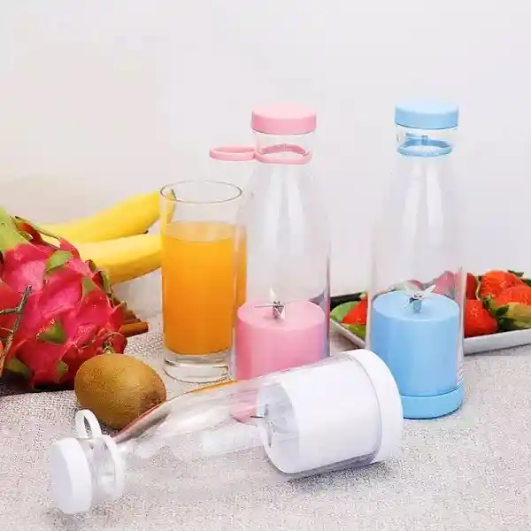 Botella Licuadora Portátil Recargable Usb