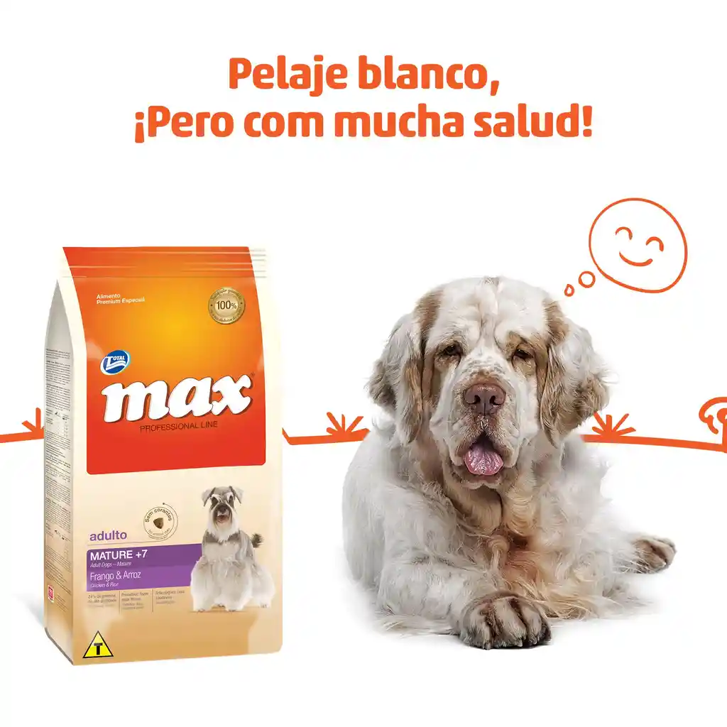 Max Alimento Para Perro Mature 2 Kg Max Para Perro Senior 2 Kg Max Para Perros Max Para Mascotas