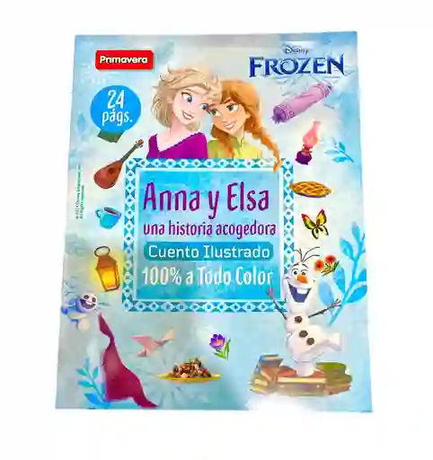 Cuento Ilustrado Frozen 24 Paginas 100% A Todo Color Primavera