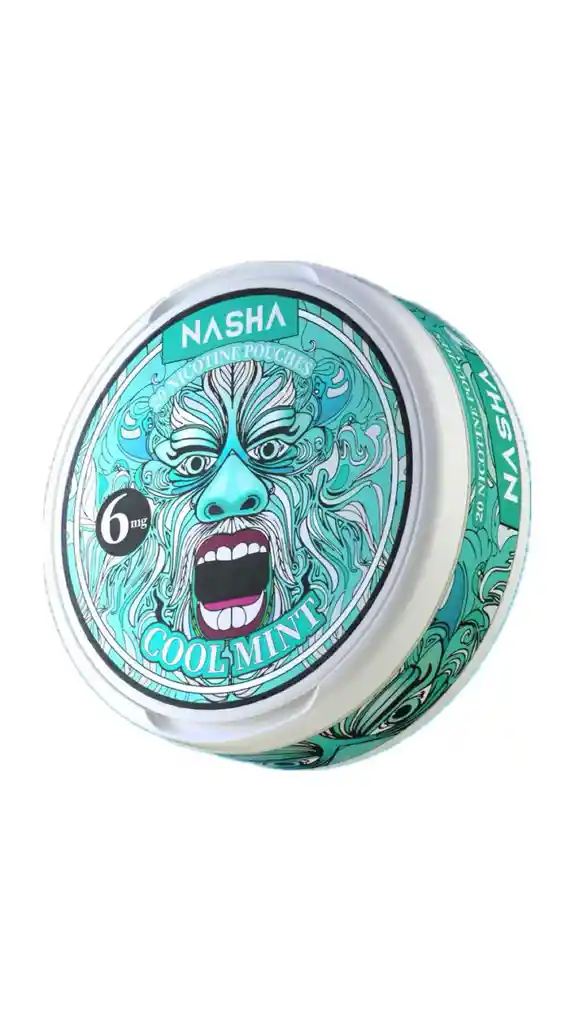 Nasha Nicotine Pouches Cool Mint 6mg - (bolsas De Nicotina X20)