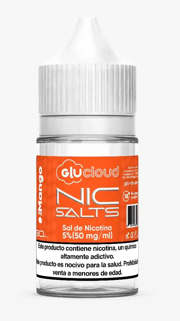 Glucloud Sales De Nicotina Sour Mango (mango)