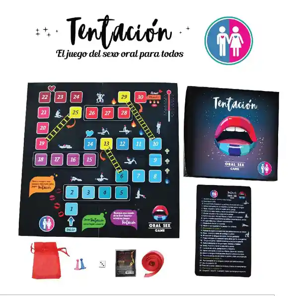 Juego De Mesa Tentación Hetero Parejas Parche Amigos