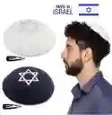 Kipá Judía X2 Made In Israel Hecha A Mano Estrella De David Kipa Gorra Pañoleta