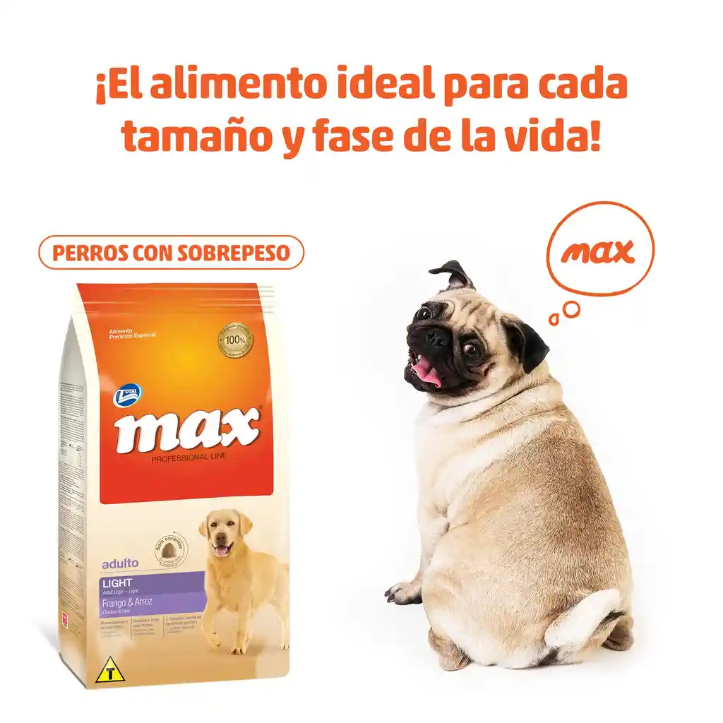 Max Alimento Para Perro Light 2 Kg Max Para Perros Light 2kg Max Light Max Para Mascotas