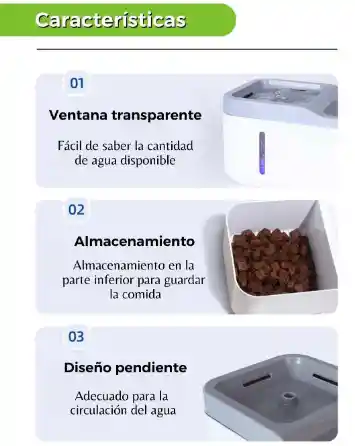 Fuente Y Comedero 2 En 1 Pc113a