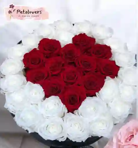 Rosas Arreglo En Forma De Corazón